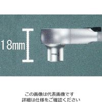 エスコ W六角 ラチェットハンドル(EA617AEー4~13) EA617AE 1個（直送品）