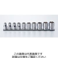 エスコ 1/2”DR ソケットセット EA618CG 1セット（直送品）