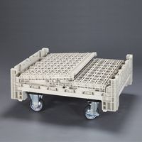 エスコ 1200x1020x1082mm/500kgメッシュパレット(キャスター付) EA985R-14 1台（直送品）