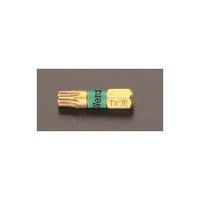 エスコ T27x25mm [Torx]ドライバービット(ダイヤモンド付) EA611AE-27 1セット(10本)（直送品）