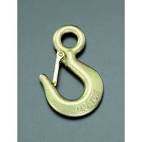 エスコ 0.25ton アイフック(ラッチ付) EA987FB-2 1セット(10個)（直送品）