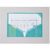 コクヨ ハードクリヤーホルダー<モッテ>(A3見開きサイズ) フ-LM755LB 1セット(10冊)