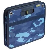 meori 折りたたみ収納ボックス アウトドア Lサイズ ブルーカモフラージュ A100103（直送品）