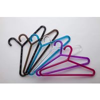 シンコハンガー 衣類ハンガー ジュレア ラウンド クリア 4660 1セット(10本)（直送品）