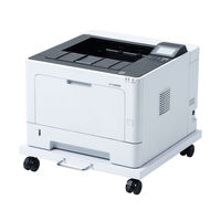 サンワサプライ プリンタスタンド/台/ラック プリンタベース 幅400×奥行445×高さ78mm ホワイト LPS-113 1個（直送品）