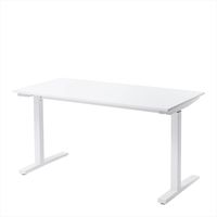 サンワサプライ 手動昇降ミーティングデスク ハイテーブル 幅1400×奥行700×高さ715～1125mm ホワイト ERD-SH14070WN 1台（直送品）