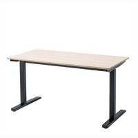 サンワサプライ 手動昇降ミーティングデスク ハイテーブル 幅1400×奥行700×高さ715～1125mm 木目 ERD-SH14070LMN 1台（直送品）