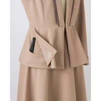 ハネクトーン早川 ジャケット ベージュ 17号 9185-5（直送品）