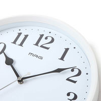 ノア精密 ミドル 直径280mm [クオーツ 掛け 時計] W-740 WH-Z 1個（わけあり品）