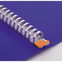 リヒトラブ クリヤーブック・ルポワイド 交換式 B4S 36穴 30ポケット 黒 N-4614-24 1冊