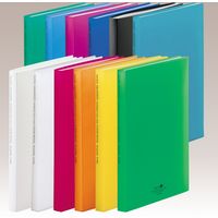 リヒトラブ AQUA DROPs クリヤーブック A4S 40ポケット 橙 N-5001-4 1セット(1冊×2)