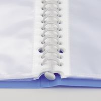 リヒトラブ AQUA DROPs クリヤーブック 交換式 B4S 36穴 15ポケット 黒 N-5045-24 1冊