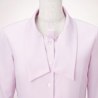 カーシーカシマ ナガソデリボンブラウス ピンク 7号 EWB433-9_7 1着