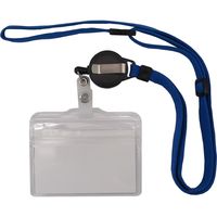 アイ・エス リール吊下名札 POソフト チャック有 青 ITN-RE-BU 1セット(10枚)