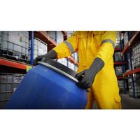 アンセル・ヘルスケア・ジャパン アンセル 耐溶剤作業手袋 アルファテック 29ー865 Sサイズ 29-865-7 1双 149-6889（直送品）