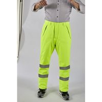 トラスコ中山 TRUSCO ゴアテックス高視認制電レインパンツ イエロー M GXHP-M-Y 1着 161-1785（直送品）