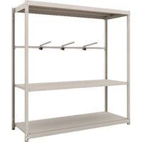 TRUSCO スチールラック M1.5型軽中量棚 1760X595X1800 3段 アーム1段 単体 M1.5-6663-A1 1台（直送品）