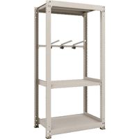 TRUSCO スチールラック M3型中量棚 900X571XH1800 3段 アーム1段 単体 M3-6363-A1 1台(1個)（直送品）