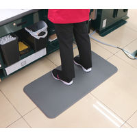 カーボーイ 足腰マット ラウンドコーナータイプ 450×900×12mm グレー AM-459012GY 1枚