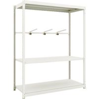 TRUSCO スチールラック M1.5型軽中量棚 1460X595X1800 3段 アーム1段 単体 M1.5-6563-A1 1台（直送品）