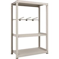 TRUSCO スチールラック M3型中量棚 1200X571XH1800 3段 アーム1段 単体 M3-6463-A1 1台(1個)（直送品）