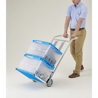 トラスコ中山 TRUSCO 折りたたみコンテナ用2輪運搬車 オリコンピック H1160 ツメ寸法550X370可変式 CP-5011 1台（直送品）