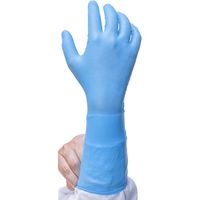 アンセル 耐薬品ニトリルゴム使い捨て手袋 マイクロフレックス 93ー243 Mサイズ (100枚入) 93-243-8 1箱(100枚)（直送品）