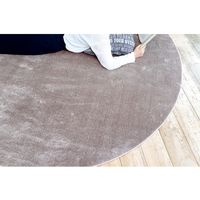 スミノエ BIG SIZE RUG カーム ラグ 防炎 防音 円形 2000×2000mm モーヴ 4549781208732 1枚（直送品）