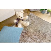 スミノエ BIG SIZE RUG ネオグラス ラグ 防炎 アレルブロック 2000×2000mm ベージュ 4955141237500 1枚（直送品）