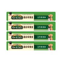 いなば ちゅーるごはん 犬 とりささみ 総合栄養食（14g×4本）国産 3袋 ちゅ～る ドッグフード 犬用 ウェット おやつ