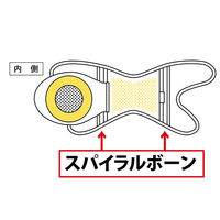 ハヤシ・ニット ひざワンタッチサポーター コイルボーン付 1枚入 M ホワイト 4094 1枚 62-2991-65（直送品）