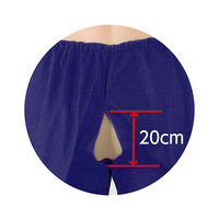 大衛 OW検査用トランクス穴あきフリー1入×100枚 62-3113-28 1ケース(100枚)（直送品）