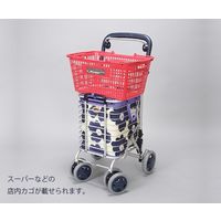 ユーバ産業 シルバーカー(ワイヤーカート) A-0245M(BL) 1個 61-7363-60（直送品）