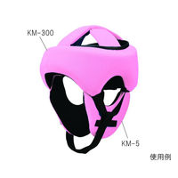 キヨタ ヘッドガード フィット専用頬パッド(左右1組)ピンク KM-5 ピンク 1個 61-9640-75（直送品）