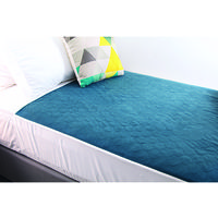 Conni マックス・ベッドパッド ティールブルー CCD-100100-25-1TB 1枚 62-7114-72（直送品）