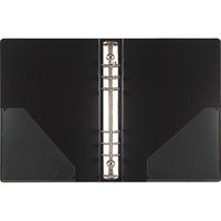 レイメイ藤井 A5 リング25mm リフィルファイル ブラック WAF701B 1セット(2冊)