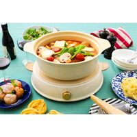 アイリスオーヤマ パーティーIHコンロ鍋セット ricopa IHLP-R14-C（562155）（直送品）