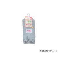 神戸生絲 婦人タビ型ゴムなしすべり止めソックス ベージュ 3300 1足 63-3417-40（直送品）