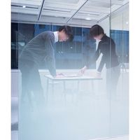 TRUSCO ガラス飛散防止 目隠しグラデーションシート ドット柄 幅1250mmX長さ30m HSGS-D-125030 1巻（直送品）