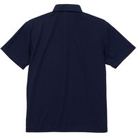 キャブ United Athle（ユナイテッドアスレ） 2022-01 ポロシャツボタンダウン ブラック S 1包（3枚入）（直送品）