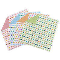 エヒメ紙工 デザイン両面おりがみ ドット15cm DGO15-32D 1セット(1冊(32枚)×10)