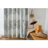 スミノエ 遮光カーテン ソフトメロディー 100×200cm ブルー 4549781237824 1枚