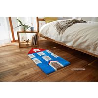 スミノエ ムーミンハウス マット 40×85cm ブルー 4549781238463 1枚