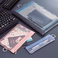 リヒトラブ メッシュケース 通帳サイズ ローズピンク F236モモ 5枚