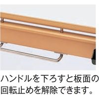 【設置込】コクヨ 木調ホワイトボード 回転式 両面タイプ ホーロー板面 W1320mm HE-BBR134WW 1脚（直送品）