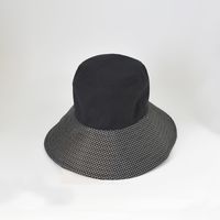 ヤマショウ 婦人リバーシブルハット水玉 ブラック YCH-034BK（直送品）