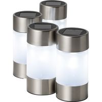 タカショー ソーラーステンレス ミニマーカーライト 4本セット LGS-100 1セット