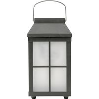 タカショー ゆらぎソーラー フレイムランタン ウェスタ グレー LGS-108（直送品）