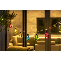 タカショー ソーラーパーティーライト 10球 カラー LGI-PT10CL（直送品）