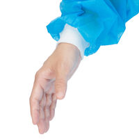 ファーストレイト ISガウン ブルー FR-204 1セット(5枚:1枚入×5袋)